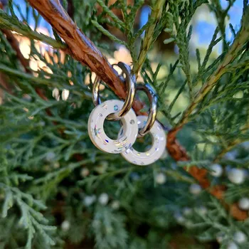 Náušnice SWITCH IT Ice Kroužek: klasik stříbrný (14 mm) variabilní náušnice