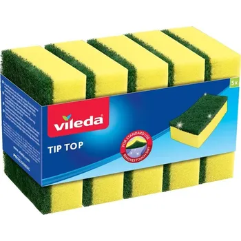 Houbička VILEDA Tip Top houbička na nádobí 5 ks