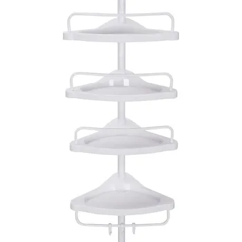 Koupelnový nábytek Teleskopická police do koupelny BLAKO, bílá