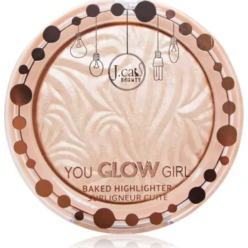 Rozjasňovač J.Cat Beauty You Glow Girl zapečený rozjasňovač odstín 111 Seaside Frost 8.5 g