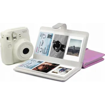 Fotoalbum Instantní fotoalbum LoveInstant 96dílné pro FujiFilm INSTAX / Polaroid - stříbrné bleskové