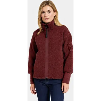 Dámská mikina Dámská fleecová mikina Didriksons Mella old rust velikost S/36