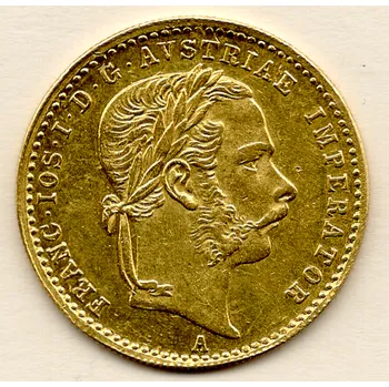 František Josef I. – dukát, Vídeň, 1872 A 3,479 g
