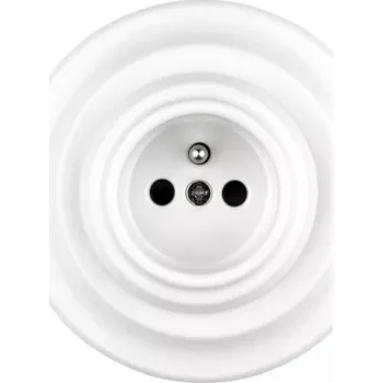Elektrická zásuvka Keramická zásuvka, bílá MYRALUX ZA-01W (MYRALUX ZA-01W)
