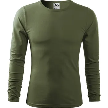 Pánské tričko Fit-T LS tričko pánské M khaki