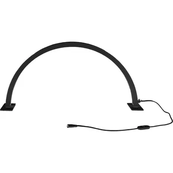 Lampička Kosmetická LED Studiová Lampa Half Moon Beauty Light Světlo Makeup Tetování Řasy Černá