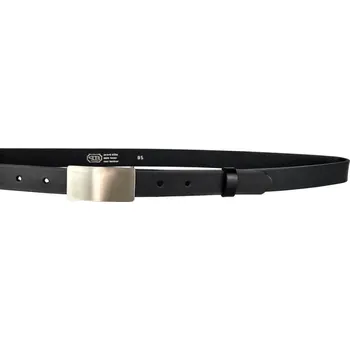 Opasek PENNY BELTS Kožený opasek 2506-63 černý - 80 cm
