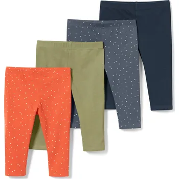 656829 - Tchibo - 3/4 legíny pro miminka a malé děti - pro ženy - vel. 98/104 - barva: modrá/s puntíky