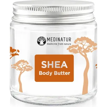 Tělový krém MEDINATUR - Dr. Gaye SheaBodyButter Šlehané máslo Karité, obohacené vitamínem E 100 ml