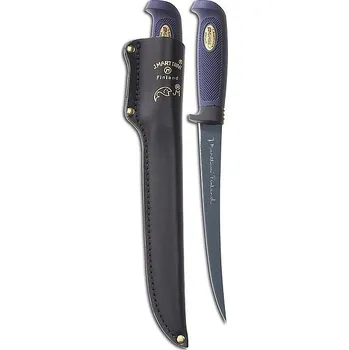 Kuchyňský nůž Marttiini Filetti Martef 7,5 filetovací nůž na ryby s koženým pouzdrem 836014T