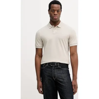 Pánské tričko Polo tričko BOSS Orange Passenger 50507803 béžová 80B, vel. XXXL