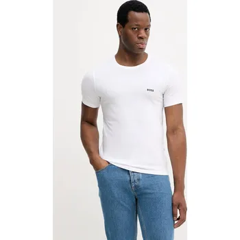 Pánské tričko Bavlněné tričko BOSS TShirtRN 3P Classic 3-pack 50532468 šedá 90B, vel. XL