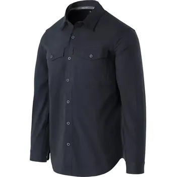 Košile COVERT dlouhý rukáv WASHED BLACK Košile COVERT dlouhý rukáv WASHED BLACK vel. M