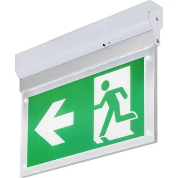 BIG WHITE (SLV) P-LIGHT Přisazené nástěnné a stropní svítidlo, obdélníkové, 6000K, 3 W, bílé / transparentní 1010504