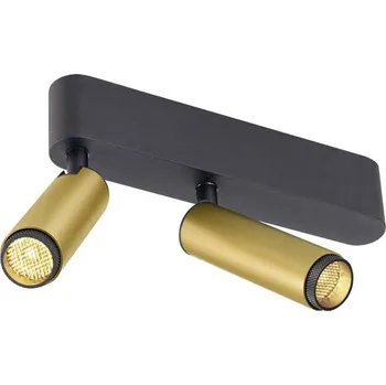 BIG WHITE (SLV) GRIP! S Povrchové stropní svítidlo, dvojité, PHASE, 3000 K, 21 W, 29°, zlatá / černá 1009051