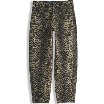 Dámské džíny GATE Barrel džíny s leopardím vzorem 38 625-1692/28