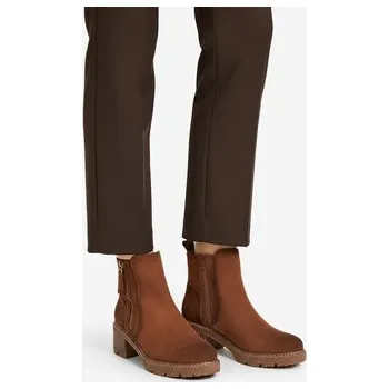Dámské kozačky Polokozačky Clara Barson CEO-HY58222-1 Hnědá 41