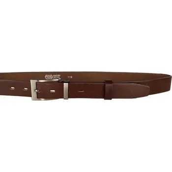 Opasek PENNY BELTS Pánský kožený opasek 30-100-3-506 hnědý - 100 cm