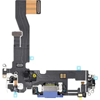 Nabíjecí a audio flex konektor pro iPhone 12 Pro - pacifický modrý