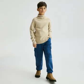 Chlapecké oblečení Reserved - Kalhoty cargo - modrá - 171FI-55X - 171FI-55X-134