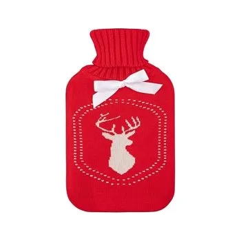 Termofor TERMOFOR W SWETERKU 1,8 L DEK. RENIFER, KOL. CZERWONY