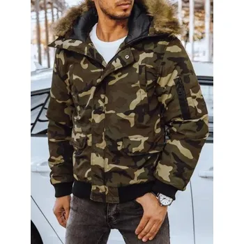 Pánská casual bunda Pánská bunda zimní RICK moro zelená