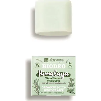 laSaponaria Tuhý deodorant Himalaya BIO (40 g) - se svěží vůní čajovníku a eukalyptu