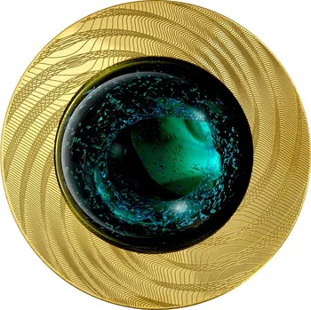 Stříbrná mince Surinity Green 2025 Antique Standard