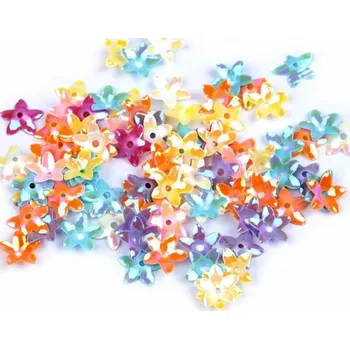 Flitry 3D květ Ø13 mm mix 10g