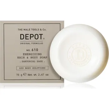 Sprchový gel DEPOT 600 BODY SOLUTIONS NO. 610 ENERGIZING HAIR & BODY SOAP mýdlo na tělo a vlasy 70 g