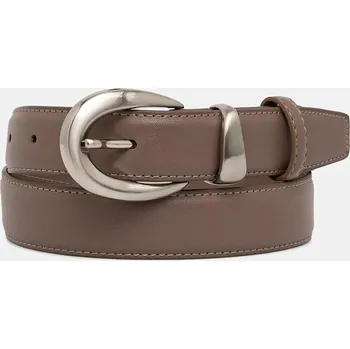 Opasek Kožený pásek Answear.LAB dámský, béžová barva PV.1.CMS 80X, vel. ONE SIZE