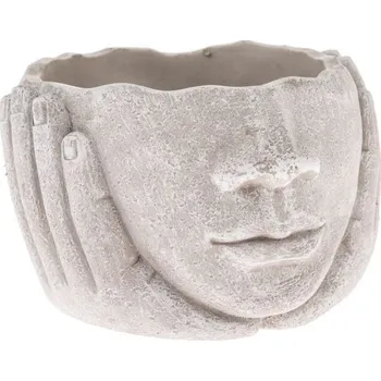 Květináč Betonový květináč - Hlava