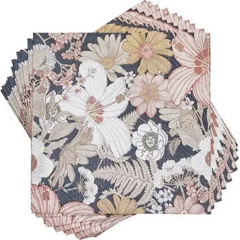 Papírový ubrousek Butlers APRÈS Papírové ubrousky květiny