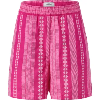 Dámské kraťasy 612902 - Tchibo - Tkané šortky se vzorem ikat - pro ženy - vel. 44 - barva: růžová/žakár