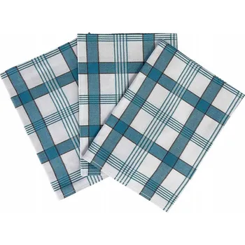 Utěrka SVITAP sleep well Utěrka Extra savá 50x70 cm Káro modré 3 ks