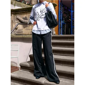 Dámské kalhoty Sinsay - Teplákové kalhoty - černá - 228FK-99X - 228FK-99X-L