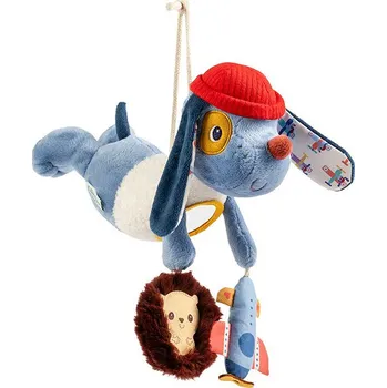 plyšák Lilliputiens závěsná plyšová hračka Pejsek Jules