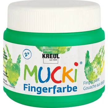 Výtvarná barva KREUL Prstové barvy pro děti MUCKI - 150 ml 10 - Green