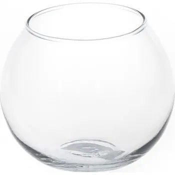 Svícen Chaks Guľatý svietnik na čajovú sviečku - Transparent 12 x 10 cm