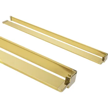 Sada koupelnových doplňků Rea Věšák na ručníky pro sprchovou zástěnu EVA zlatý