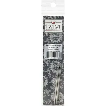 Jehlice ChiaoGoo Twist M 8Cm 3mm (Pletací jehlice ChiaoGoo Twist M 8Cm 3mm)