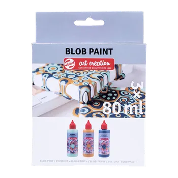 Speciální výtvarná barva Sada barev Art Creation Blob Paint Mint - 3 x 80 ml