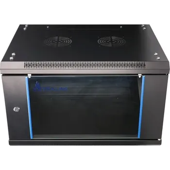 PC skříň Extralink EX.7225 rack 6U Nástěnný regál Černá