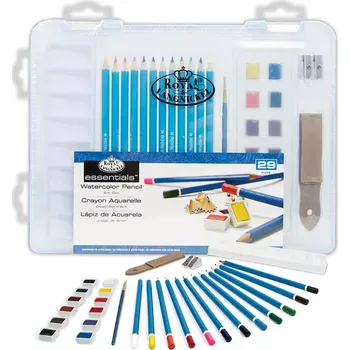 Výtvarná sada Royal Langnickel sada na akvarelové kreslení v plastovém boxu