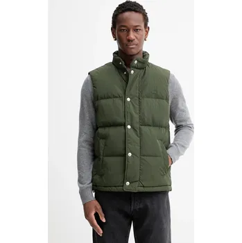 Pánská vesta Péřová vesta Levi's pánská, hnědá barva, zimní, A8556 78X, vel. M