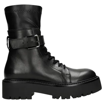 Dámské polobotky Černé Dámské Kotníkové Boty S Elastickým Svrškem Wojas 6413681 40