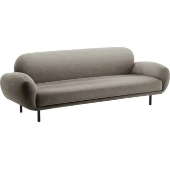 Pohovka Micadoni Šedá bouclé trojmístná pohovka Poppy 208 cm