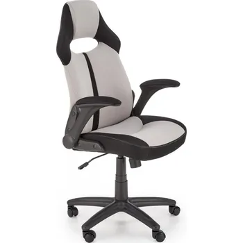 Kancelářská otočná židle BLOOM — látka, černá / šedá