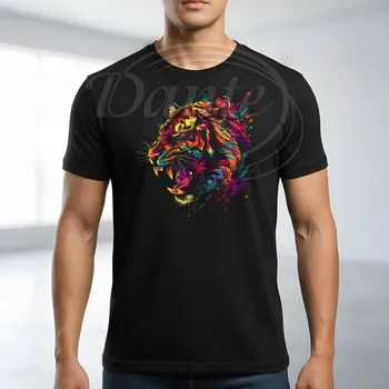 Dante Tričko TYGR hlava z boku color,XL