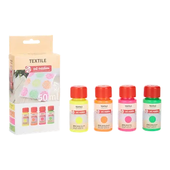 Speciální výtvarná barva Art Creation sada na textil Neon 4 x 50 ml